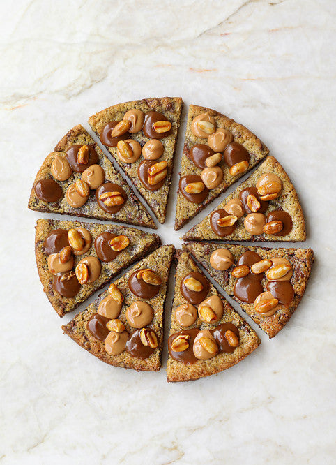 Cookie-Pizza Cacahuète